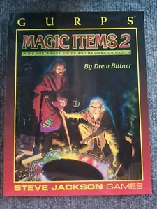 GURPS Magic Items 2 RPG SC suplemento Steve Jackson Games SJG 6512 NUEVO - Imagen 1 de 2