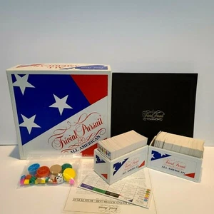 Trivia Pursuit All American 1993 Board Game Parker Brothers Complete Vtg. Used - Picture 1 of 10