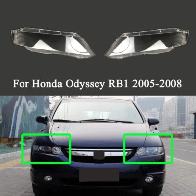 Cubierta de lente de faro transparente para Honda Odyssey RB1 2005 2006 2007 2008 Foto 1 de 4