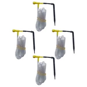 4pcs Plant Self Watering Tool Automatic Drip Irrigation Water Stake System For - Picture 1 of 12