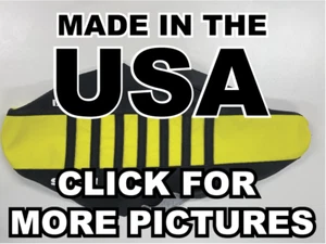 Custom Ribbed Seat Cover RMZ250 2010 2011 2012 2013 2014 2015 2016 2017 2018 - Picture 1 of 18