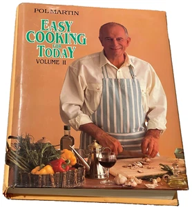 Easy Cooking For Today By Pol Martin Volume 2 Large Hardcover Cookbook 1990 - Picture 1 of 3