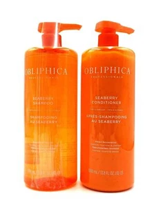 Obliphica Seaberry Shampoo & Conditioner Fine To Medium Hair 33.8 oz Duo - Picture 1 of 1