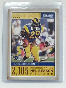 Eric Dickerson 2016 Panini Classics Record Breakers GLOSSY Los Angeles Rams - Picture 1 of 2