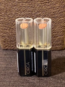 X2 Circa Farbbehandlung getönte Lippenbutter ~01 schiere Aprikose ~ neu versiegelt - Bild 1 von 3