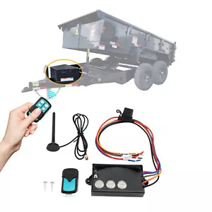 G3-H01 Dump Trailer Wireless Remote Control System Kit Hydraulic Lift Winch Tilt - Picture 1 of 7