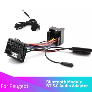 Für Citroen C2 C3 Peugeot Bluetooth 5.0 Modul Empfänger Stereo AUX MIC Adapter - Bild 1 von 6