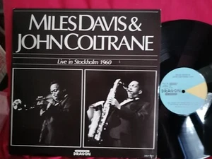 Miles Davis & Coltrane Live IN Stockholm 1985 Double LP 1985 Sweden Mint - Picture 1 of 3