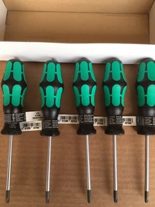 028120 Wera Screwdriver Tri-Wing #2X80mm Qty 5 Pieces NOT COPIES ORIGINAL - Picture 1 of 1