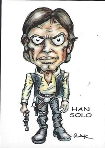 RAK (Robert A Kraus) art card of Star Wars Series 1 HAN SOLO - Picture 1 of 1