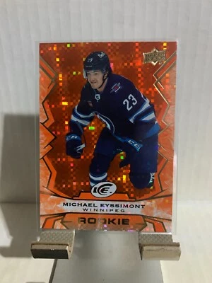 2022-23 Upper Deck Ice Orange Rookie Michael Eyssimont #142 Winnipeg Jets - Image 1 of 2