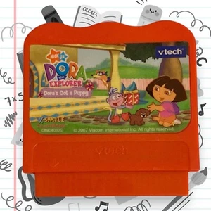 Vtech Learning Cartridge Dora The Explorer Got A Puppy - Picture 1 of 1