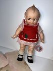 1960s 16” Kewpie Vinyl Doll With Tag Cameo Rose O'Neill