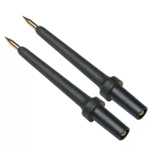 Power Probe PPTK0024 2PK 4MM BANANA JACK 3" TIP BLACK - Picture 1 of 3