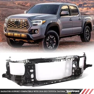 Conjunto de repuesto de soporte de radiador negro para Toyota Tacoma 2016-2023 - Imagen 1 de 9