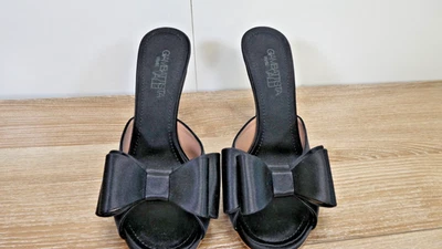 GBV - Giambattista Valli Mujer Lazo Tacones Altos Seda Negro EUR 36.5 - Nuevo Foto 1 de 4
