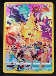 Pikachu (Secret Rare Art) 160/159 2023 SWSH Crown Zenith Holo FULL ART Near Mint - Bild 1 von 10