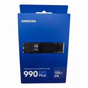 [NEW] Samsung 990 EVO PLUS 2TB M.2 NVME PCIE 4.0 Internal SSD MZ-V9S2T0B/AM - Picture 1 of 6