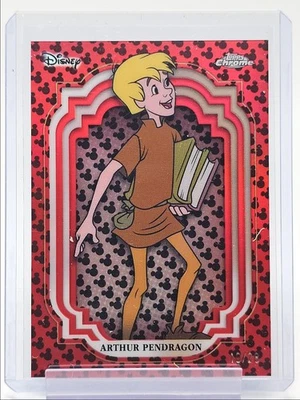 Arthur Pendragon 2024 Topps Chrome Disney Black Red Mickey /28 Q2091 - Bild 1 von 2