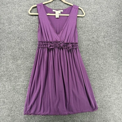 Vestido Max Studio Mujer S Púrpura Babydoll Cuello en V Y2K Coqueta Cottagecore Años 90 Foto 1 de 4