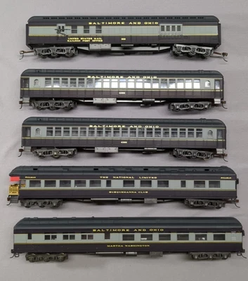Coches de pasajeros pesados escala HO IHC BALTIMORE & OHIO 5 Foto 1 de 4