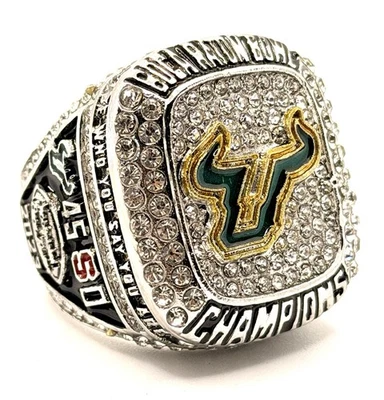 NCAA / 2023 South Florida University( USF ) Bulls Championship Ring / Golesh - Image 1 of 4