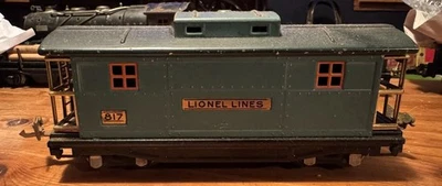 Lionel PreWar Caboose 817 O Scale - NICE!!! - SHIPS FREE!!! - Image 1 of 4