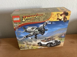 New Sealed Retired LEGO Indiana Jones 77012 Fighter Plane Chase Set Retired 2023 - Picture 1 of 2