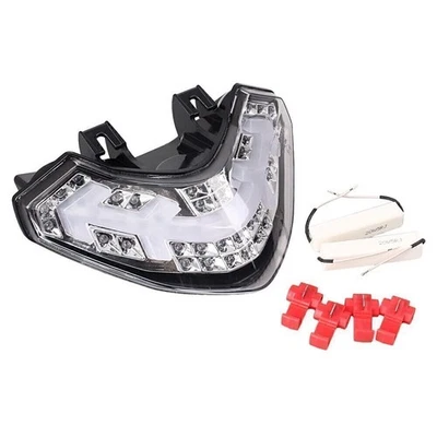 For Ducati Multistrada 1200 2010-14 Clear LED Turn Signals Rear Brake Tail Light - Imagem 1 de 4