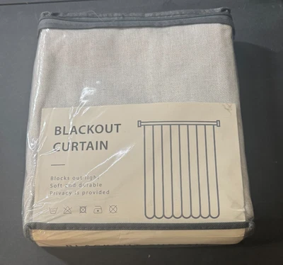 Panel de cortina Inovaday 100 % negro 84 pulgadas tostado nuevo con etiquetas Foto 1 de 2