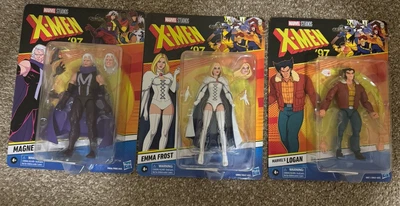Hasbro X-Men '97 Marvel Legends Lote De 3 - Logan, Emma Frost e Magneto MOSC - Imagem 1 de 4