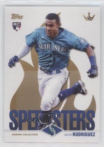 2022 Topps X Bobby Witt Jr Crown Collection Speedsters Julio Rodriguez Rookie RC