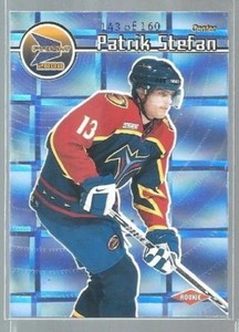 1999-00 Pacific Prism Holographic Mirror #9 Patrik Stefan 143/160 (ref37147)