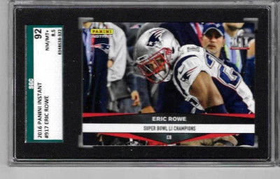 2016 Panini Instant Eric Rowe SGC 92/ 8.5 - Image 1 of 2