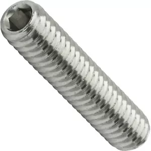 10-24 x 3/8" Socket Set Screws Allen Drive Cup Point Stainless Steel Qty 100 - Picture 1 of 6