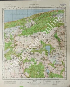 Military Topographic Map POLAND sztab generalny WP 1976 Choczewo - Picture 1 of 1