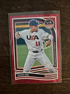 2024 Panini USA Stars & Stripes Seaver Kings Red Parallel #/199 - Bild 1 von 2