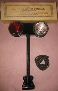 NOS DUPLEX AUTO SIGNAL TEENS / TWENTIES NEVER USED MODEL T FORD CHEVROLET MACK - Bild 1 von 1