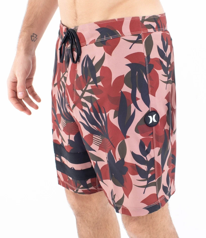 Costume Uomo Hurley Boardshort 18" Block party - Bordeaux - Imagen 1 de 4