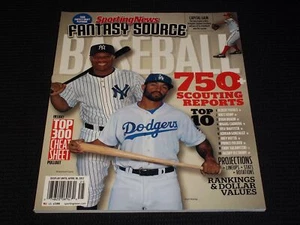 2012 SPORTING NEWS FANTASY SOURCE BASEBALL MAGAZINE - CANO & KEMP - E 2484 - Picture 1 of 2