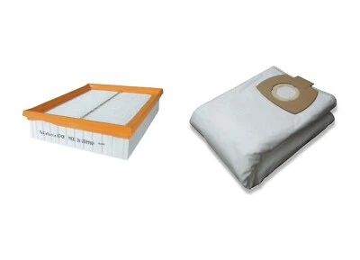 KALLEFORNIA 10 Staubsaugerbeutel + 1 Filter für Parkside PPWD 30 B2 - Beutel Staubklasse L