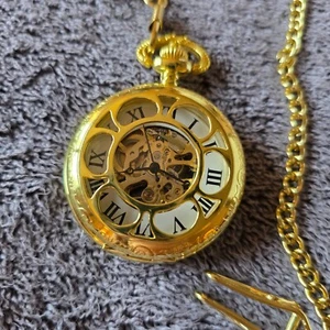 Railroad Kansas City Pocket Watch with 26" Chain NEW in original box with cert - Picture 1 of 8