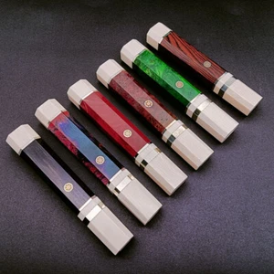 New Japanese Style Octagonal Wooden Resin Handle Material DIY Making Chief Knife - Picture 1 of 22