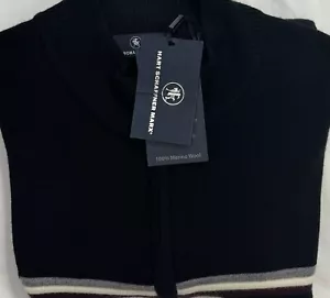New Hart Schaffner Marx Men's Sweater Black Stripe Size XL $95.00 - Picture 1 of 3