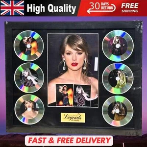 TAYLOR SWIFT MEMORABILIA FRAMED PICTURE PRESENTATION DISC SET LEGENDS OF MUSIC U - Bild 1 von 8