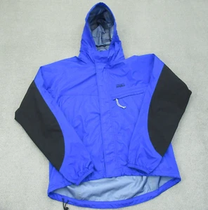 Vintage Patagonia Jacket Mens L Blue 1998 Torre Shell 90s Fly Fishing Rain Coat - Picture 1 of 17