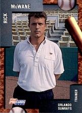 1992 Orlando Sun Rays Fleer/ProCards #NNO Rick McWane Lake Mary Florida FL Card