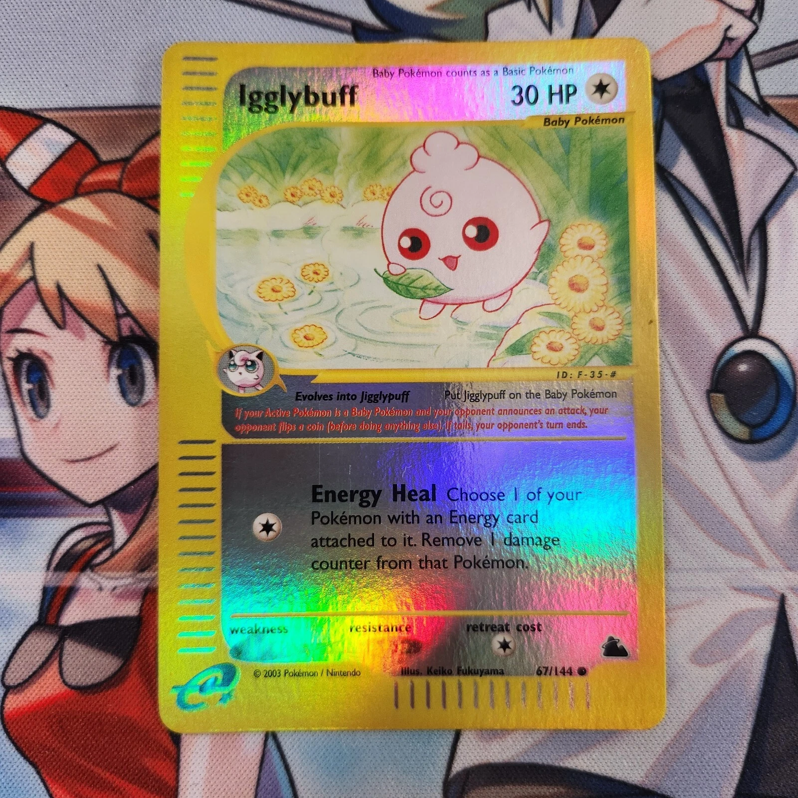Pokemon Igglybuff Skyridge Reverse Holo 67/144 NM See Pics