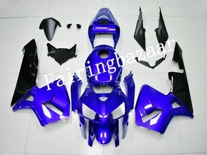 Fit for 2005 2006 CBR600RR Gloss Black Blue ABS Plastic Injection Fairing Kit - Foto 1 di 8