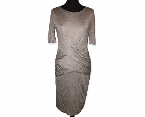 Abito in jersey modal fine BURBERRY nuovo con difetti con volant S